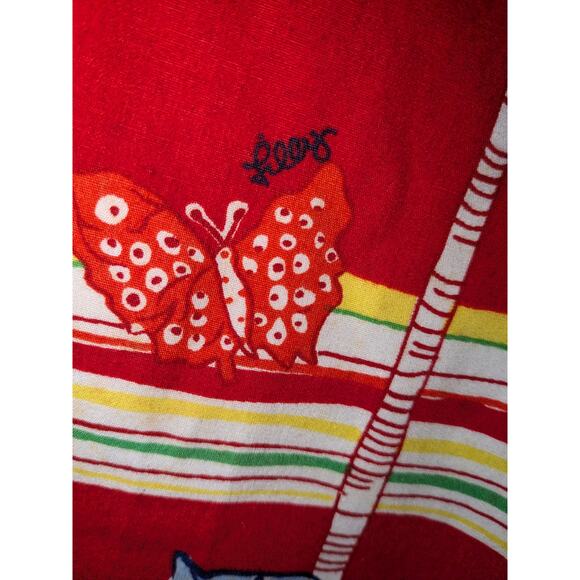 Lilly Pulitzer Sz 4 BAMBOO & BUTTERFLY Cropped Capri Pants, Slacks Vintage - Picture 3 of 6